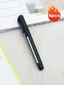 Fun Pull-Paper Sliding Pen - Creative Unique Office And Exam Writing Tool, Retractable Memo Pen, Suitable For Hidden Notebooks, 0.7mm Fine Tip, With Detachable Paper, Can Be Used To Copy Study Notes, Back To School - A - View 13