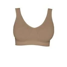 Kit 3 Tops Hanes Alças Largas sem Costura 5762 - Chocolate - Visão 3
