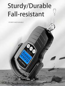 [High Quality] 1pc Portable Handheld Scale, Multi-Function Travel Scale, 50kg/75kg Capacity, Hanging Fishing Scale, Suitable For Home And Air Travel, With Large Handle, Backlit LCD Display And Weight Lock Function (AAA Batteries Not Included) - Multicolor - View 9