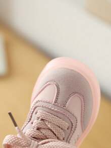 Toddler Shoes, 2026 New Style, Soft Sole, Comfortable Fit, Light-Up Girls' Sneakers, Children's Casual Sports Shoes, Suitable For Spring And Autumn - Pink - View 5