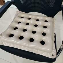 Inflatable Air Hole Seat Cushion,Chair Cushion, Butt Pillow, Pressure Relief Breathable PVC Square Seat Pad For Office Chair Wheelchair - Random Color - View 6