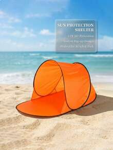 UPF 50+ Sun Protection Beach Tent, With Sandbags, Support Poles, Tent Pegs And Wind Ropes, Suitable For Outdoor, Camping, Backyard And Picnic Use - Tent - View 12