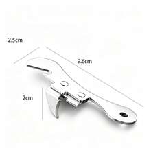 4pcs/2pcs/1pc Stainless Steel Can Opener, Silver Effortless Household Can Opener, Multi-Functional Non-Slip Durable, Manual Can Opener, Easy To Grip, Kitchen Can Opener, Perfect For Home And Restaurant Use, Ideal Christmas Party Accessory, Kitchen Gadget, Kitchen Essential, Outdoor Picnic BBQ Camping Essential Tool, Creative Small Gift - View 14