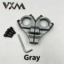 VXM 雙夾式自行車速降車把桿把手 58/64mm 可調節鋁合金山地自行車速降車把桿替換零件 - 彩色 - 查看 10