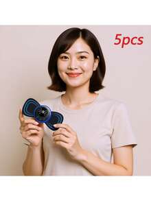 AXH New Massage Patch, LCD Display, EMS Neck Massager, Neck & Back Massage Patch, 8 Modes Pulse Muscle Stimulator, Battery Capacity: 150mAh - Black - View 11