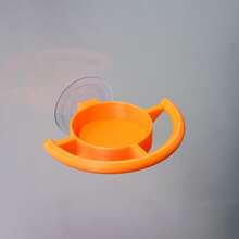 1pc Suction Cup Window Mounted Parrot Feeding Bowl With Double-Sided Grip Ring, Multi-Color Detachable Food Container, Wall-Mounted/Glass-Mounted, Suitable For Indoor/Outdoor Window Parrot Feeding Setup, Bird Cage Accessory - one-size - View 6