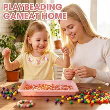 15 Pcs Activity Plastic Art Trays 14.57x 10.63x 1.77 Inch Large Crafts Organizer Serving Storage Tray Kids School Classroom Project Painting Home Organizing Supply (Pastel) - Pastel - View 7