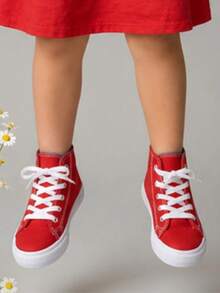 Kids Tennis Shoes - Red - View 2