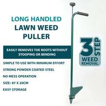 Crystals Steel Garden Root Puller Manual Root Remover Tool With Deep Steel Claws & Foot Pedal, Long Handle Garden Extractor - Weeder - View 8