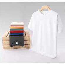 Unisex Short Sleeve T-Shirt, Casual, Hip Hop Style, Vintage, Streetwear - White - View 11