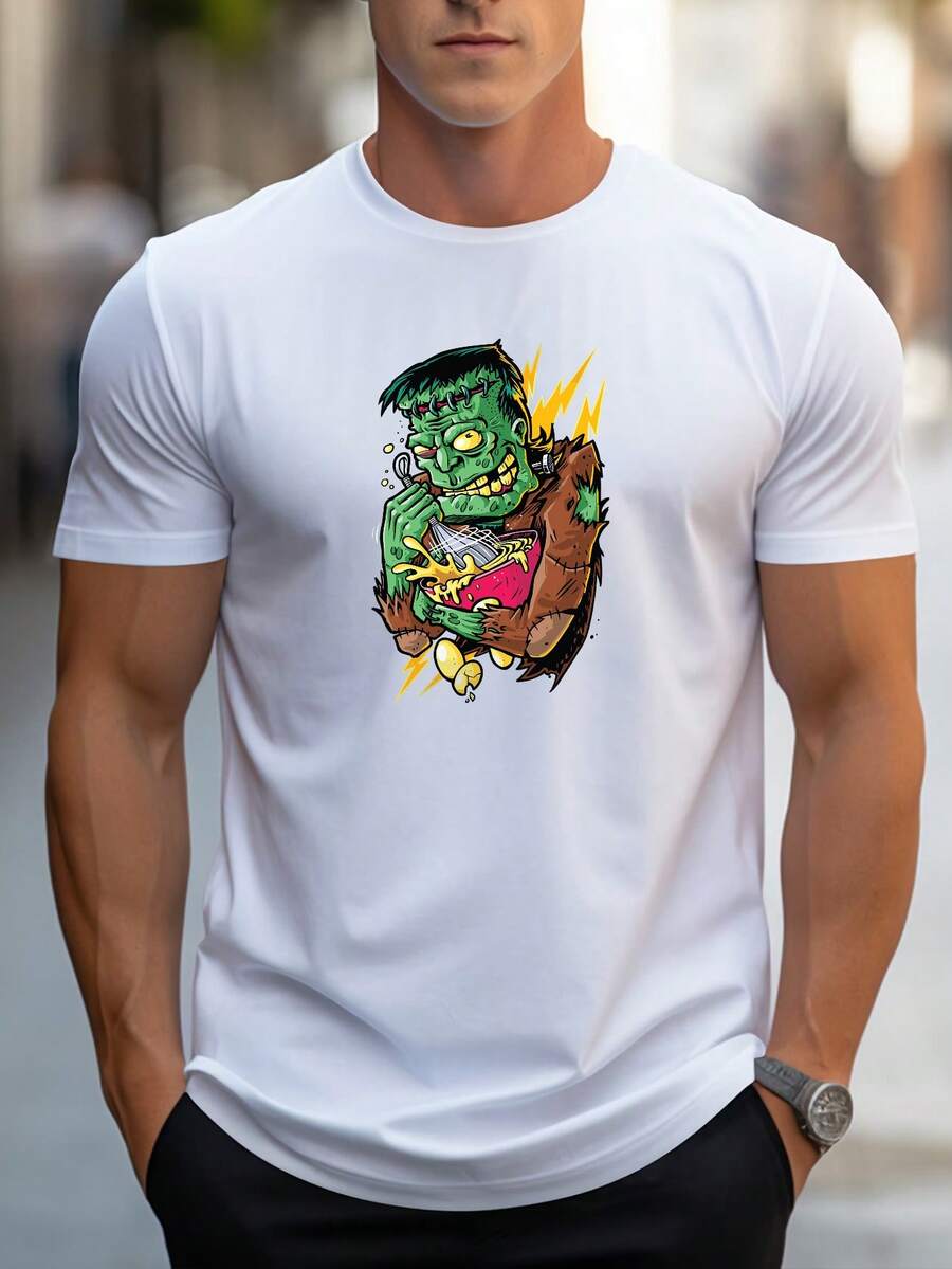 Men T-Shirts - White - View 1