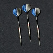 3pcs/Set 24g Professional Stainless Steel Darts, Universal Type, Suitable For Training And Competition, Durable And Sturdy, Suitable For Players Aged 14 And Above. - Multicolor - View 9