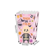 4pcs/Pack Halloween Party Horror Atmosphere Popcorn Boxes For Holiday Party Snacks, French Fries And Popcorn Paper Boxes - View 2