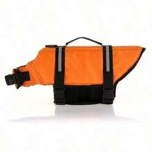 1pc Reflective Adjustable Summer Large Dog Life Jacket Swim Vest For Surfing Sailing Enhanced Buoyancy Pet Life Jacket Reflective Dog Life Jacket, Ensure Water And Ocean Play - Multicolor - View 8