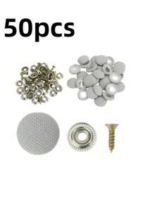 50 Sets Car Roof Interior Repair Kit, Vehicle Roof Clip Rivet Fastener, With Installation Tools, Car Interior Ceiling Fabric Fixing Repair Buttons, Suitable For Most Cars, Trucks, SUVs, UVs, Automobiles - Multiple Styles - View 11