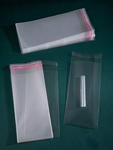 200入/組 多規格珠寶OPP包裝膠帶，適用於珠寶抗氧化展示 - 無色 - 查看 10