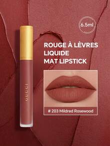 Gucci Liquid Lipstick - 6.5ml - 0.21 FL. OZ. - 203 - Mildred Rosewood - 6.5ml - View 1