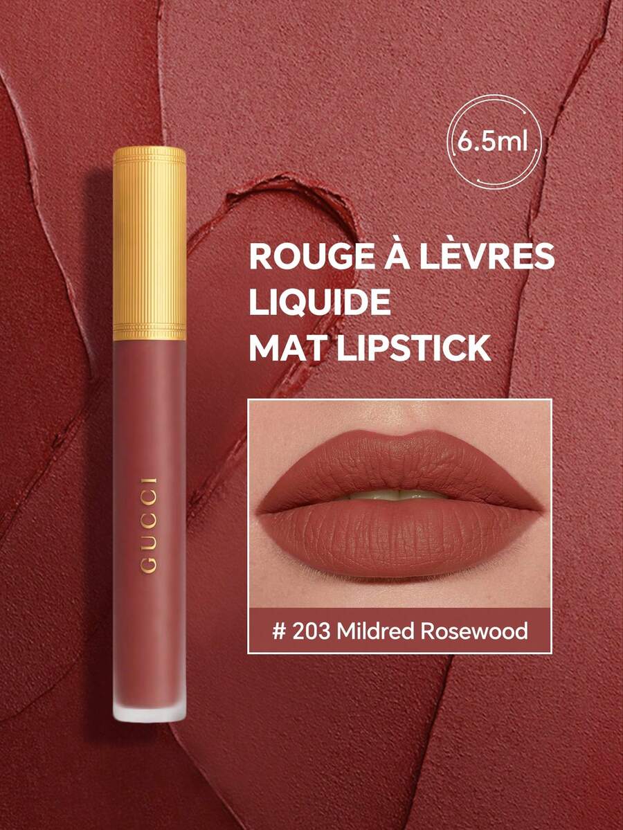 Gucci Liquid Lipstick - 6.5ml - 0.21 FL. OZ. - 203 - Mildred Rosewood - 6.5ml - View 1