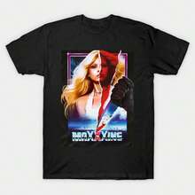 -----Unisex Summer T-Shirt - Women's Tops - Maxxxine T-Shirt - Y2k - Music - Party, Date, Gathering, Sports, Casual T-Shirt - Preferred Gift 9H3M - Black - View 7