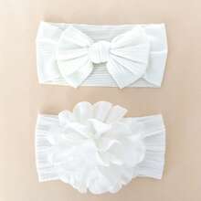 5pcs Multi-Color Baby Headbands, Soft & Elastic, Breathable, Suitable For All Seasons, Perfect Gift, Ideal For Photo Shoots - Multicolor - View 17