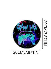 Neon Game Sliding Mouse Pad-Non-Slip And Durable Rubber Lock Edge, Suitable For Gamers, Offices And Families-Various Sizes Of Optional Table Pad, Desktop Pad, Cute Table Pad Bright Game Machine Printed Desktop Mouse Pad - View 14