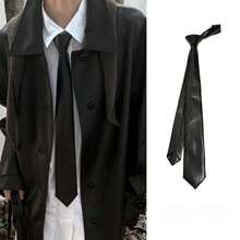 1pc PU Leather Tie, Street Casual Party Gift - Multicolor - View 6