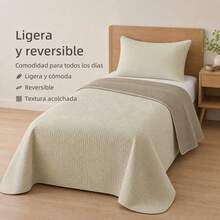 POLIGONO Quilt Sets - Beige - View 4
