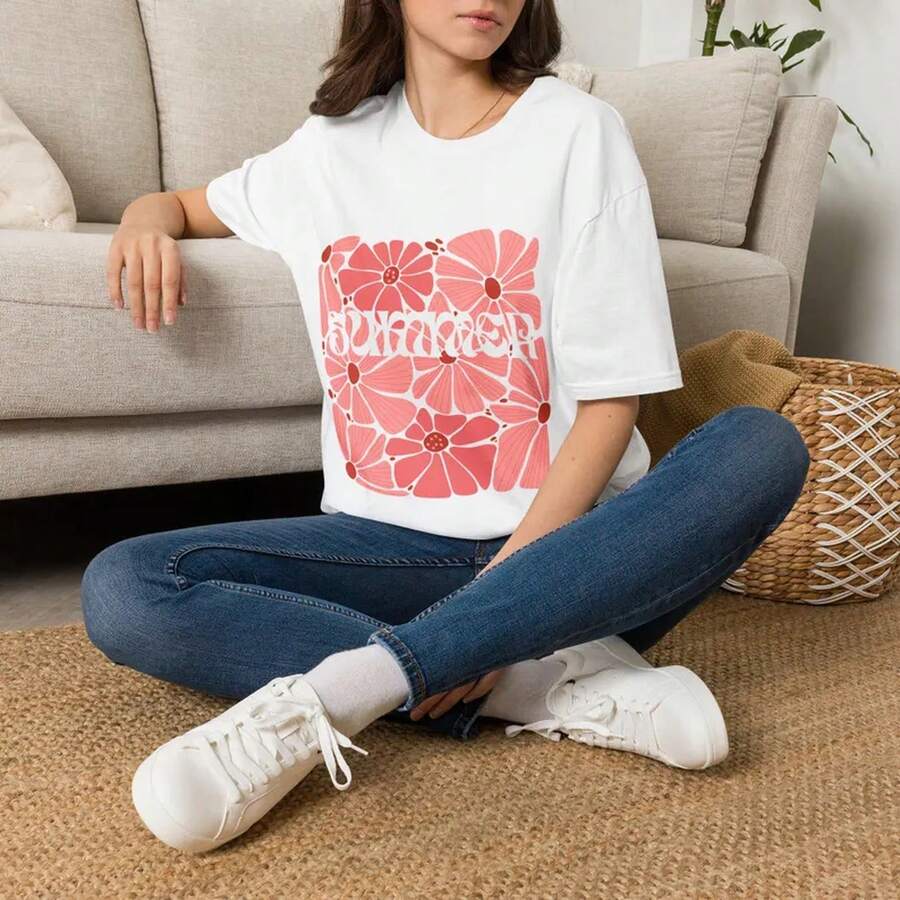 Women T-Shirts - 白色 - 查看 1
