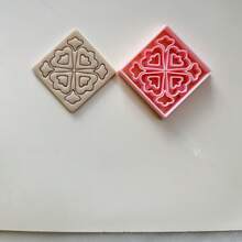 Vintage Geometric Floral Square Polymer Clay Cutter, Suitable For DIY Bohemian Style Earrings And Soft Clay Craft Material Making - Geometry - View 24