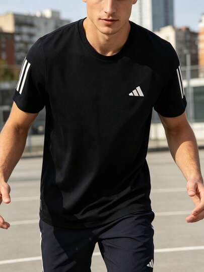 Adidas Men's Quick-Dry Short Sleeve T-Shirt OTR B TEE Comfortable Minimalist Short Sleeve T-Shirt Daily Home Wear Crew Neck Short Sleeve JY8583