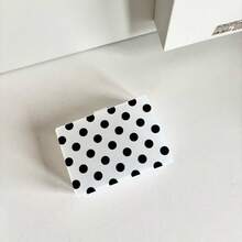 Pastel Polka Dot Frosted PP Storage Box Flip Lid Portable Mini Organizer Case For Photocard Washi Tape Stickers - A - View 5