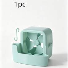 1組（粉色/藍色）便攜式風扇冰盒，含4個冰塊盒，無需用電，適用於家用落地扇與桌面扇，可加入冰塊增強夏季冷卻效果 - 多色 - 查看 13