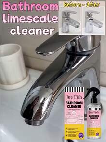 Bathroom Limescale Cleaner, Direct Spray No Scrubbing, Quickly Dissolve Water Stains, White Scale, Soap Scum, Mineral Deposits, Easily Remove Stubborn Limescale From Shower Heads And Glass - Liquid - View 3