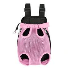 1pc New Pet Backpack, Cute Cartoon Pattern, Breathable Mesh, Suitable For Small And Medium Cats And Dogs Outdoor Travel, Vet Visits, Hands-Free Carrying Accessory - Multicolor - View 6