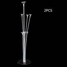 2/4 Sets Balloon Stand Kit, Includes Desktop Balloon Stand With Self-Adhesive Base, Balloon Column Stand And Accessories, Balloon Table Stand With Cup-Shaped Balloon Plug, Easy To Assemble Balloon Stand, 1 Set Transparent Balloon Stand, Suitable For Birthday Party And Wedding Table Decor - Multicolor - View 10