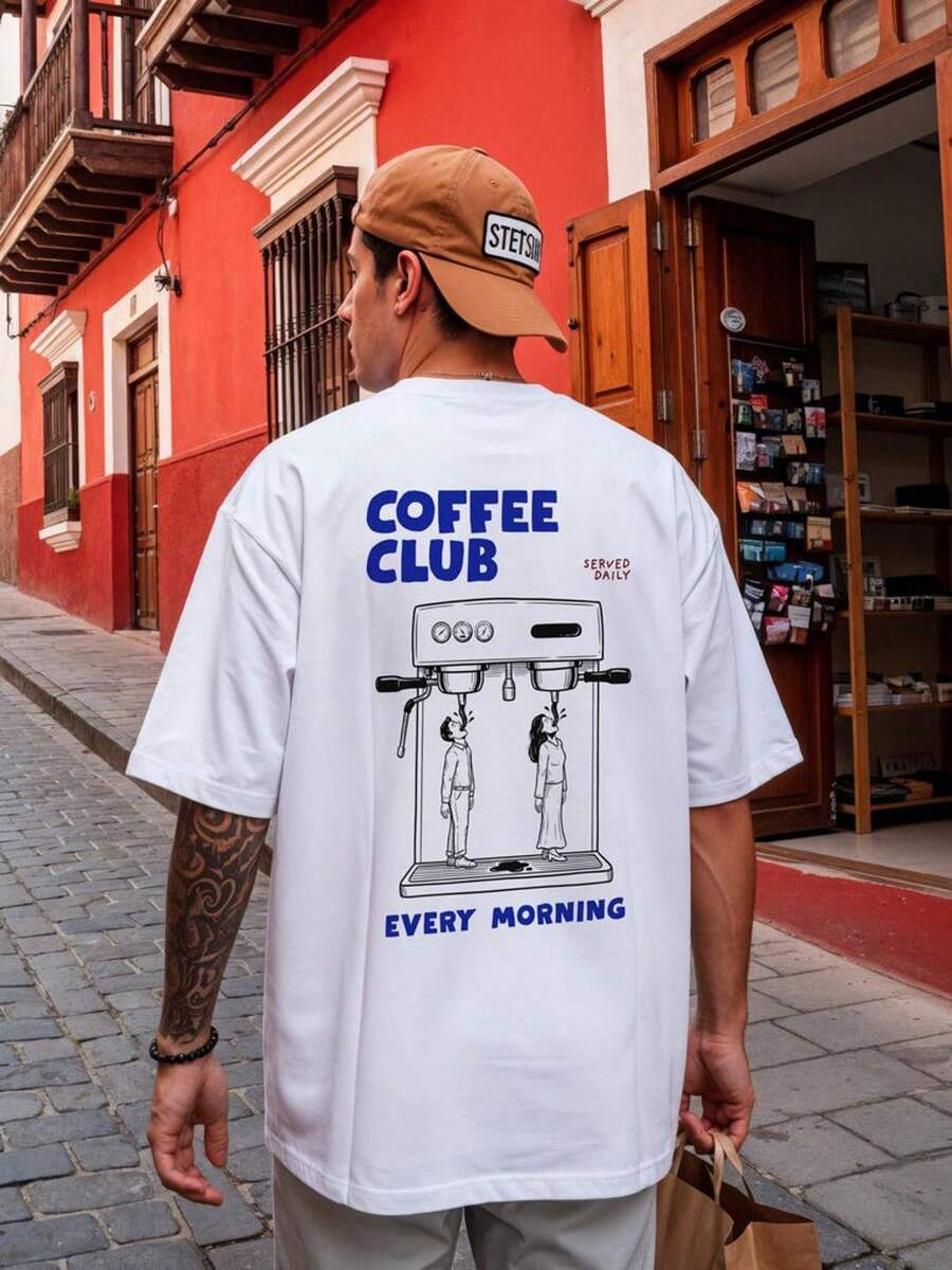 ChristmasCoffee Club Shirt Sweat S Lovers Funny Every MorningHot Item - 白色 - 查看 1