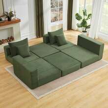 Loveeat Cloud Sofa Seating Group, Frameless Sofa With Non-Slip Base, Cozy Sofa Bed For Personalized Living Spaces, Modern Sofa - 1 - 查看 7