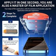 CASECOPS 2Pcs Privacy Anti-Spy Tempered Glass Screen Protector, With Automatic Mounting Tools, Fit For IPhone 17 Pro Max/17 Pro/17 Air/17e/17/16 Pro Max/16 Pro/16e/16/15 Pro Max/15 Pro/14 Plus/13 Pro Max/12 Pro/11 Pro Max/Xs Max And More, Full Coverage, Anti-Scratch, Anti-Fingerprint, Anti-Drop, Suitable For Daily, Office And Home Use - 2Pcs - View 7
