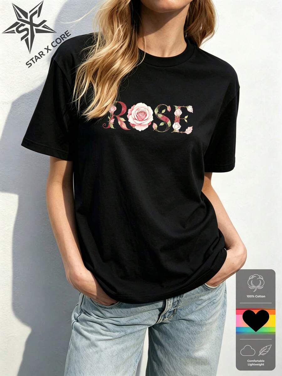 Women T-Shirts - Black - View 1