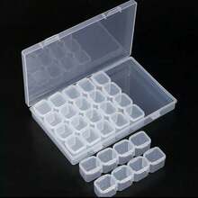 Plastic Storage Box For Nail Art Decoration And Jewelry Rhinestone Sequin Earrings Organizer - Multicolor - View 10