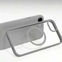 Luxury Candy Wireless Charging Phone Case Compatible With IPhone 17 Pro Max 16 15 14 13 12 11 Mini 15 Plus 16 Pro 17 E Magnetic Protective Shell - Grey - View 2