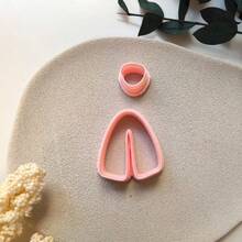 Square-Shaped Flower Polymer Clay Cutting Tool, Irregular Geometric Mold, Suitable For Diy Handmade Earrings And Jewelry Handicrafts - Irregular Geometric - View 17