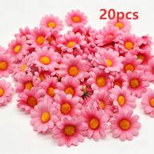 20/100pcs Artificial White Daisy Headpiece, Suitable For Hat Decoration, Cake Decoration, DIY Handicraft Decoration, Indoor Decoration Aesthetics, Graduation Gift Decoration Flowers, Bedroom Decoration, Wedding Decoration, Yellow Small Daisy Flower Whole Pack Wholesale, Handmade Woven Flower Garland, Dessert Table Backdrop, Photography Props Floral Accessories, Durable Non-Fading Decorative Flower Head, Artificial Small Daisy - Small Daisy Flower Head - View 28