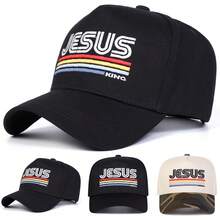 1pc Men's "God Is Good All The Time" Embroidered Trucker Hat, Casual Street Style Baseball Cap For Spring, Autumn, Traveling, Beach Vacation,Summer,Holiday - Multicolor - View 11