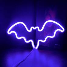 1pc Bull Head Neon Sign Battery Or USB Powered, LED Light Desktop And Wall Decor, Bull Head Size 28x25cm Approx 11x9.9in Suitable For Bedroom, Room, Bedroom, Hallway, Bar, Birthday Party, Wedding, Proposal, Valentine's Day, Mother's Day, Children's Day, Halloween, Christmas And Other Holiday Decorations And Gifts, Men's Game Room Background Decor Light - White - View 15
