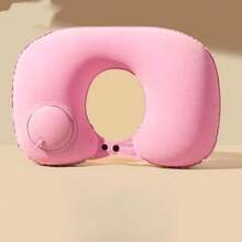 Inflatable Pillow, Portable Travel Neck Pillow, Pressure-Inflated U-Shaped Pillow, Space-Saving - Multicolor - View 8