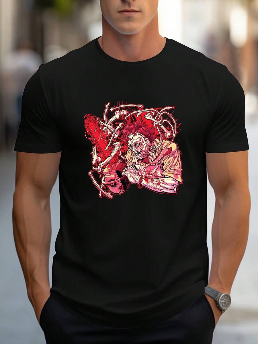 Camisetas de hombre - Negro - Ver 1