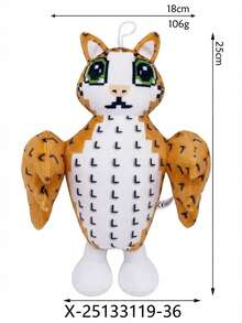 Muñeco de peluche popular del juego "Steal Head" Jandel No. 67, mono negro con sombrero rojo, animal de peluche de anime, muñeca para niños, regalo perfecto para niños, jugadores, coleccionistas, Navidad, cumpleaños, Año Nuevo - Multicolor - Ver 20