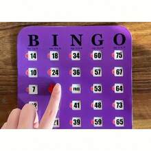 1 Set Bingo Game Cards, Multiple Color Options Fun Board Game, Thick Durable Cardboard Material, Clear Number Markings + Covers, Easy To Operate And Learn, Sports Leisure And Entertainment Equipment, Family Gathering Logical Thinking Training Board Game - Multicolor - View 6