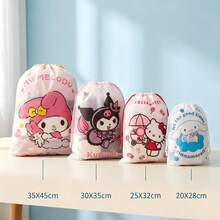 1個 Sanrio 防水抽繩袋 可愛 My Melody Kuromi Hello Kitty Cinnamoroll 旅行收納袋 - 收納袋 - 查看 4